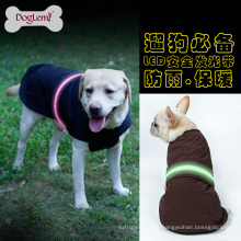 2017 Doglemi nylon tecido cão capa de chuva de segurança levou roupa do cão